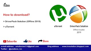 How to download DriverPack Solution Offline Installer 2019 amp uTorrent in Urdu [upl. by Enicul324]