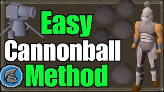 How To Get Tons of Steel Bars For Cannonballs Ironman [upl. by Ahseile]