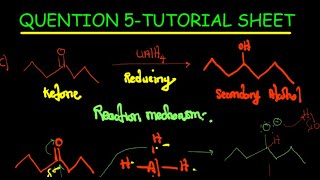 TOLLENS TEST AND REDUCTION OF KETONES Q5 [upl. by Annairdna]