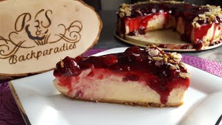 Rote Grütze Pudding Kuchen ♥ Ein sehr einfacher und leckerer Kuchen 👉 PampS Backparadies [upl. by Hamaso]