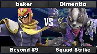 baker vs Dimentio  Squad Strike  Beyond 9 [upl. by Milt]