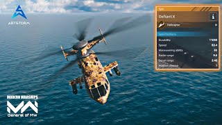 DEFIANT X  New Events Free Helicopter Details  Modern Warships [upl. by Aitekram]