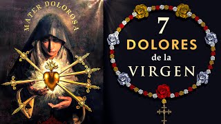 Rosario Rosa Mística🌹 Los 7 Dolores de la Virgen María [upl. by Nyar]