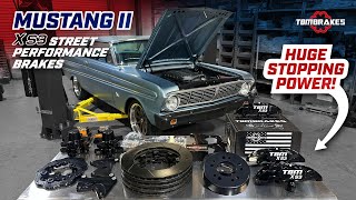 Mustang II XS3 Street Performance Brake Kit Install [upl. by Dagny]