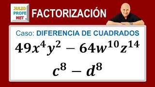 Caso 3 de factorización diferencia de cuadrados Video 1 [upl. by Sivat]