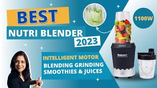 Best Smoothie Blender  Balzano Nutri Blender Mixer Grinder Juicer Smoothie Maker 1100w [upl. by Orgel]