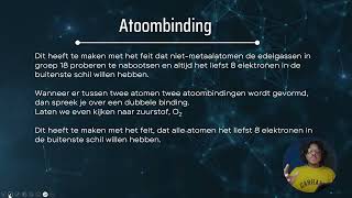 Scheikunde Havo 4 Hoofdstuk 2§1 Atoombindingen [upl. by Alurta]