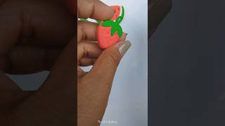 Clay fruits Making 🍓🍍diy clayart shorts ytshorts [upl. by Gulick]