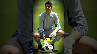 Thibaut Courtois Evolution thibautcourtois football soccer evolution shorts shortvideo [upl. by Ailhad]