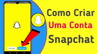 Como criar uma conta no Snapchat 2022  Passo a passo  Tutorial Snapchat [upl. by Slohcin572]