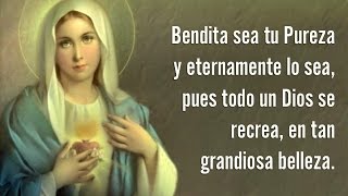 Bendita Sea Tu Pureza  Oraciones Católicas [upl. by Aketahs]