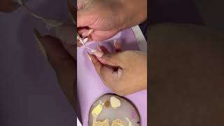 Fall Nail Design using Gel X Nails naildesign nailtutorial gelxnails almondnails [upl. by Hpotsirhc]