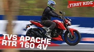 TVS Apache RTR 160 4V  Best RTR Yet First Ride Review  ZigWheels [upl. by Sigrid947]