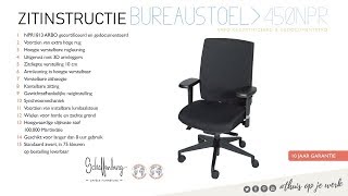 Zitinstructie Schaffenburg bureaustoel serie 450 NPR [upl. by Canfield]