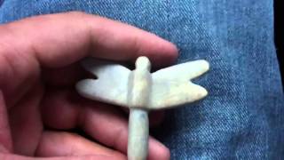 My latest Soapstone Carving  Dragonfly [upl. by Guarino]