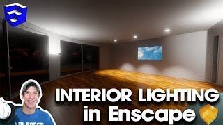 ADDING LIGHTING TO YOUR REALTIME RENDERING with Enscape for SketchUp [upl. by Yrtneg]