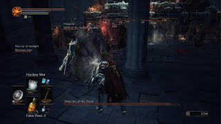 Pestilent Mist vs Deacons of the Deep is OP  DARK SOULS III [upl. by Ytsirt]