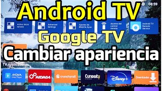 Cambiar launcher Android TV Mejor launcher Android y Google TV 2022 Flauncher How to change Launcher [upl. by Kellia]