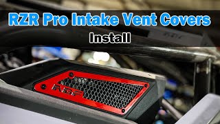 RZR Pro vent covers Full install [upl. by Hajar]