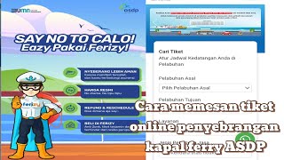 Cara Beli tiket online penyebrangan kapal ferry  Tiket Ferizy Online Bali  Lombok [upl. by Tammany]