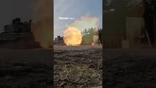 Footage shows the explosive power of Challenger 3 in live fire drills [upl. by Orsola]