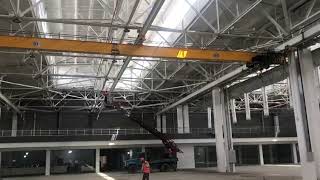 Underhung Overhead Crane Operation Testing [upl. by Alma]