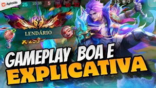 GAMEPLAY EXPLICATIVA DE NOLAN COM EMOÇÃO MLBB  APTOIDE [upl. by Ludlow702]