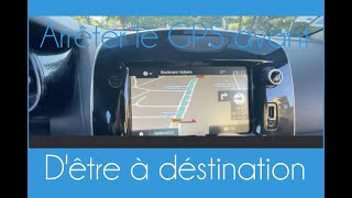 Comment arrêter le GPS de la Clio 4 avant destination [upl. by Ainat]