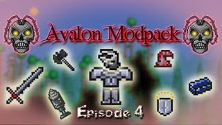 Terraria Avalon Mod  Episode 4  Preparing for hardmode [upl. by Eniledam]