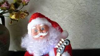 Babbo Natale Suona Chitarra e Balla Feste Regalo Natale [upl. by Pugh]