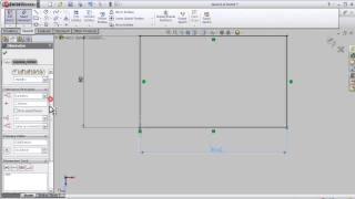 5 SolidWorks Sketch Tutorial Dimesions  Dimensions Properties [upl. by Ynittirb]