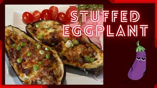 Easy amp Delicious Stuffed Eggplant in 30 Minutes [upl. by Prior]