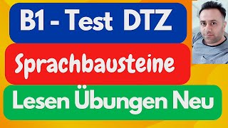 B1 Sprachbausteine  Übung  Lesen B1  DTZ TELC B1 Test 25092022 [upl. by Yendroc]