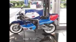 SUPERBIKE Suzuki GSXR 750 R quotRRquot 1989 SBK Racing Very rare [upl. by Grishilde]