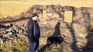 Haslingden Grane farm ruins near Calf Hey Reservoir Lancashire [upl. by Ellesirg]