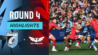 Cardiff Rugby v Scarlets  Highlights  Round 4  URC 202425 [upl. by Aenehs]