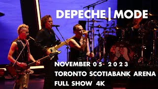 Depeche Mode 20231105 Toronto Scotiabank Arena  Full Show 4K [upl. by Weinhardt]