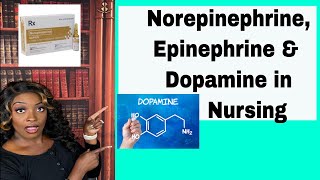 Epinephrine Norepinephrine and Dopamine [upl. by Akemrej]