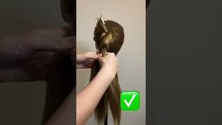 Cute pigtails on the tail😍😍😍 hairbraids braids hairstyles hairtutorial shorts [upl. by Arjun831]