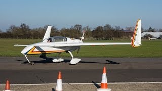 Flight in RUTAN Long EZ [upl. by Chipman]