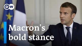 French President urges Europe not to be cowardly on Ukraine  DW News [upl. by Sachs]