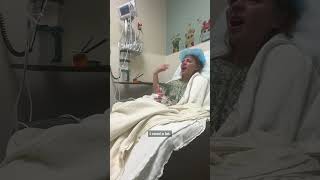 Woman has hilarious reaction under anaesthesia [upl. by Aniras]