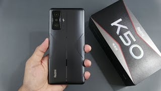 Xiaomi Redmi K50 Gaming unboxing camera antutu speakers gaming [upl. by Ruffin985]