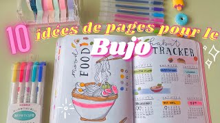 10 IDÉES de pages à mettre ABSOLUMENT dans son BULLET JOURNAL [upl. by Ennaeiluj]