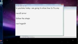 How to Fix Any Rundll error windows xp [upl. by Asenab24]