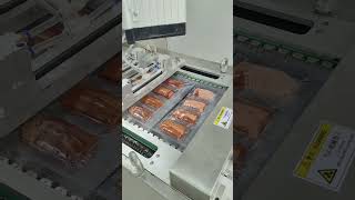 Automatic Vacuum Thermoforming Forming Packing Machine for Cheese Sausage Meat [upl. by Hakon]