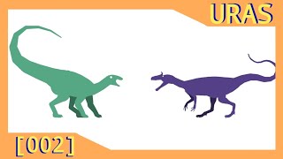 URAS  Tenontosaurus VS Cryolophosaurus 002 [upl. by Anaer490]