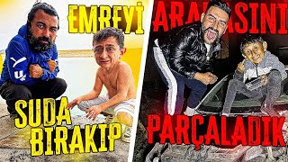 EMRE’Yİ SUYA BIRAKIP ARABASINI PARÇALADIK [upl. by Atiuqes117]