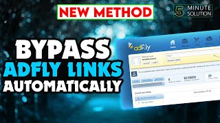 How To skip AdFly Links Automatically 2024 [upl. by Jeaz151]