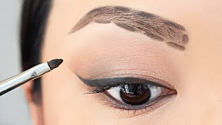 HOW TO Fill In Your Eyebrows For Beginners  chiutips [upl. by Nylemaj137]